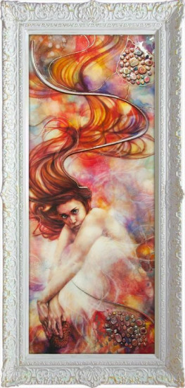 Pandoras Box - White And Gold Framed