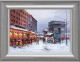 Paris In The Snow - Silver Framed
