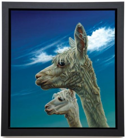 Paris & Nicole - Canvas - Black Framed - Framed Box Canvas