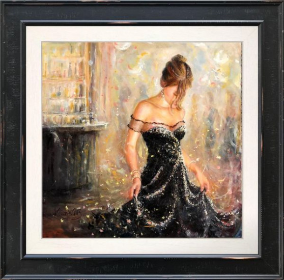 Party Night - Original - Black Framed