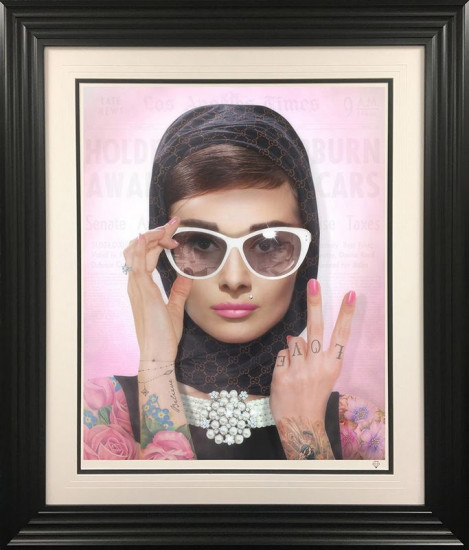 Peace, Love & Audrey Tattoo (Colour) Peace, Love & Audrey Tattoo (Colour)