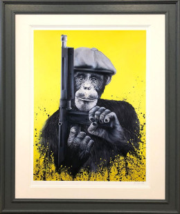 Peaky Primate - Artist Proof Framed