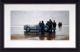 Pendine Beach - Black Framed