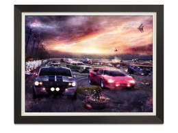 PetrolHead 2 - Framed Box Canvas