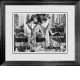 Piano Bar (Black & White) - Sketch - Limited Edition - Black Framed