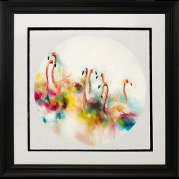 Plumage (Flamingos) - Large - Framed