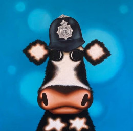 Policemoo - Original - Box Canvas