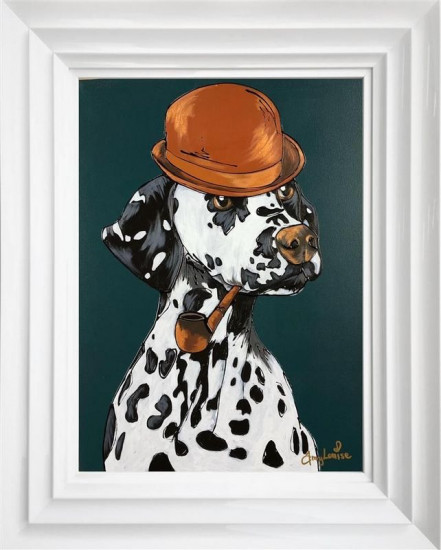 Pongo - Original - White Framed Pongo - Original - White Framed