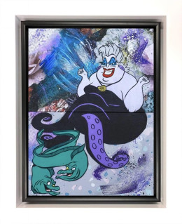 Poor Unfortunate Souls - Original - White Framed