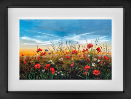 Poppy Love - Limited Edition - Black Framed