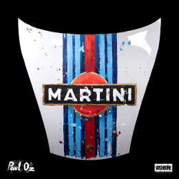 Porsche 911 Racing Martini - Front Hood - Bonnet - With Wall Fittings