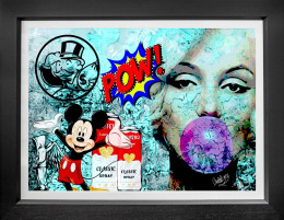 Pow! - On Board - Black Framed