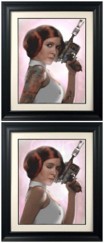 Princess Leia - Lenticular - Framed