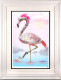 Punk Flamingos - White Framed