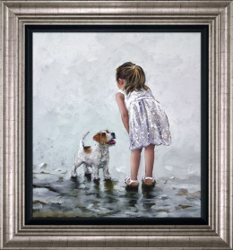 Puppy Love - Silver Framed