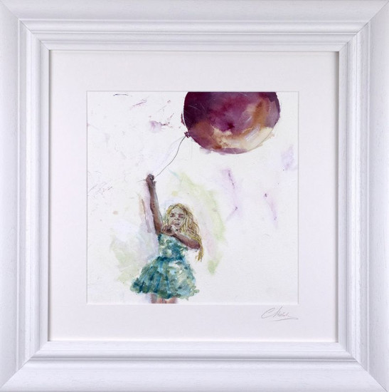 Pure Joy - Original - White Framed