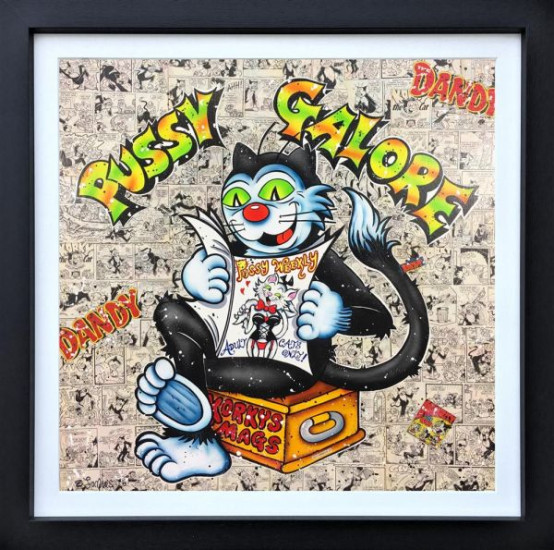 Pussy Galore - Original - Black Framed