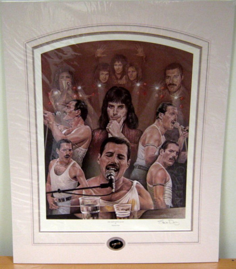 The Show Must Go On - Black Framed