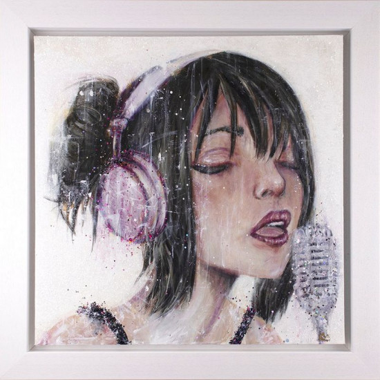 Quiet Song - Original - Framed - Framed Box Canvas Quiet Song - Original - Framed - Framed Box Canvas