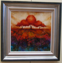 Radiant Dawn - Summer Trees Series - Original - Framed