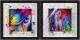 Rainbow Tears And Rainbow Spirit - Set Of 2 - Black Framed