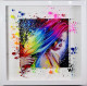 Rainbow Tears - White Framed