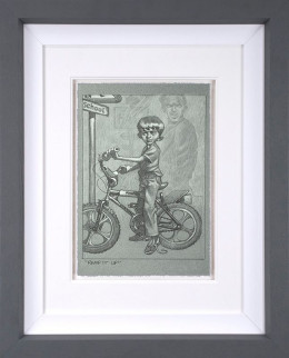 Ramp It Up - Sketch - Artist Proof Grey Framed