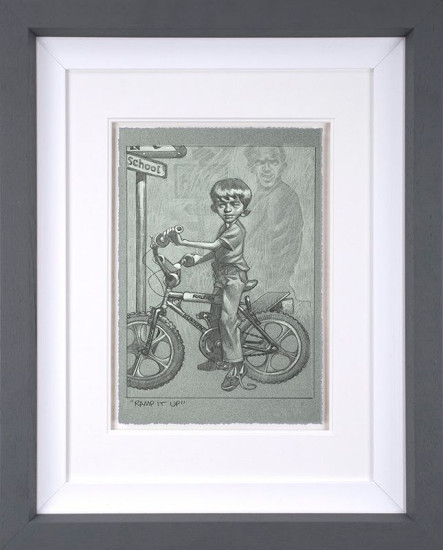 Ramp It Up - Sketch - Original - Grey Framed