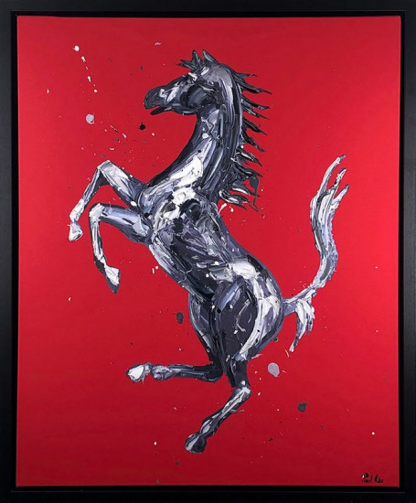 Rampante Cavallo Canvas Red