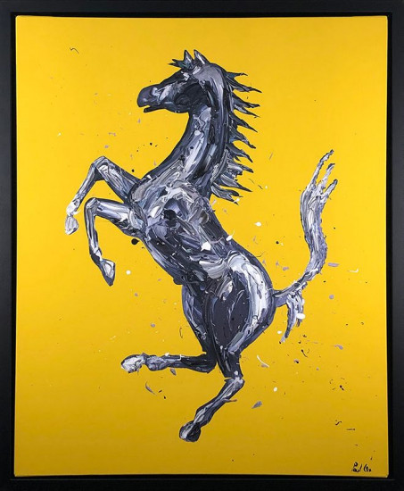 Rampante Cavallo Canvas Yellow