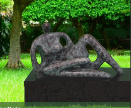 Reclining Nude - Monumental Edition - Bronze