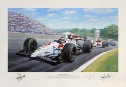 Red 5, Double World Champion - Nigel Mansell - Mounted