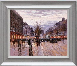 Romance In Paris - Silver Framed
