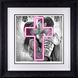 Romeo & Juliet - Pink Cross Edition - Artist Proof - Framed