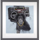 Run Chimp-Pan-Zee - Grey Framed