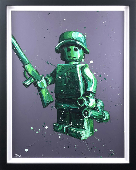 Ryan (Lego) - Canvas - Black Framed