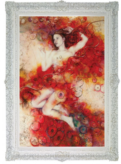 Sakura - White Ornate Framed