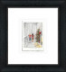 Santa On His Way - Sketch - Black-Grey Framed