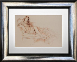 Satin Gown II - Original - Framed