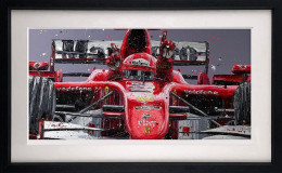 Schumi's Last Win - Black Framed