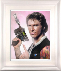 Scoundrel (Colour) - White Framed