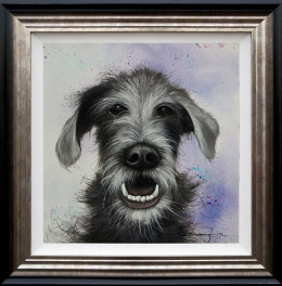 Scruff - Original - Black And Silver Framed