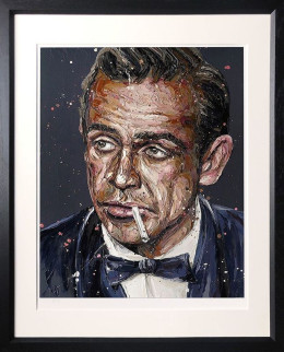 Sean Connery 007 - Artist Proof Black Framed