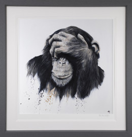 See No Evil - Grey Framed