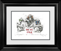 See Speak And Hear No Evil - Original - Black Framed