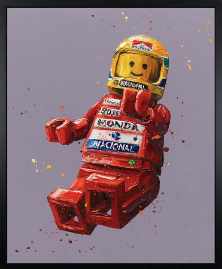 Senna Lego - Canvas - Artist Proof Black Framed