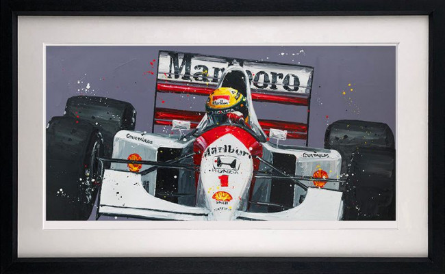 Senna - Monaco '92 - Artist Proof Black Framed