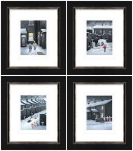 Set Of Four Winter Releases 2019 - Paper - Framed