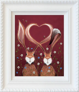 Share The Love - White Framed