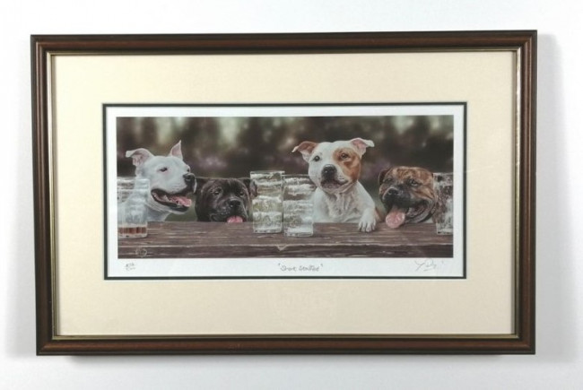 Short Staffed - Brown Framed Short Staffed - Brown Framed